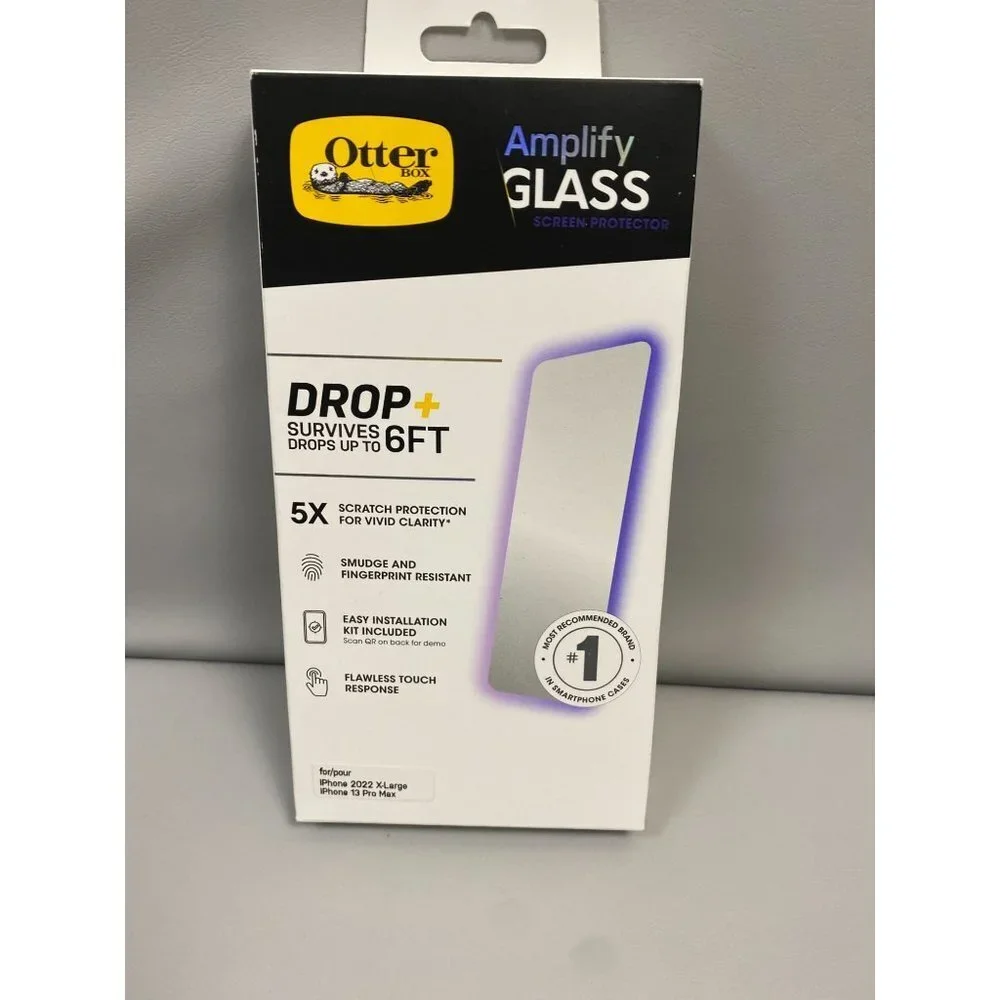 NEW Otterbox Screen Protector iPhone 2022 XL iPhone 13 Pro Max Amplify Glass